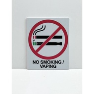 NO SMOKING SIGN/SIGNAGE | PHOTOGRAPHY SIGN, INSTRUCTION SIGN, WARNING SIGN & NOTICE SIGN |