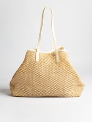 HAPPY2U Sylvia Raffia Tote Bag