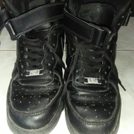 nike air force 1 full black high (second)