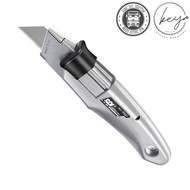 SDI 0461 / 5461 Utility Knife Automatic Spring Back Safety Knife Aluminum Alloy Body SK2+Cr Blade