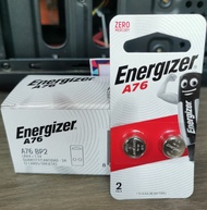ถ่าน Energizer Alkaline battery 1.5V ถ่านกระดุม ถ่านนาฬิกา LR44 A76/1.5V lr44 AG13 ag13 แพค 2 ก้อน ถ