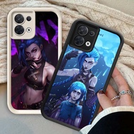 YS-58 Hot Game Arcanes Jinx Shockproof Casing for OPPO A5X F21 F21S K9X Reno 7 8 13F Find X5 Lite Pr