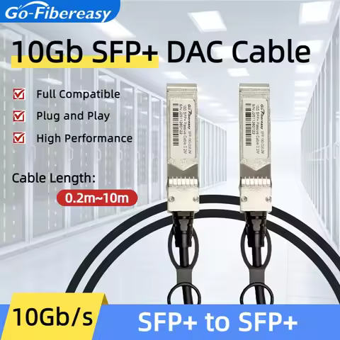 10G SFP+ DAC Twinax Cable,0.2M,0.5M,1M~10M,Direct Attach Copper Passive,Compatible with Cisco,MikroT