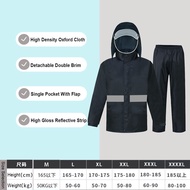 Rain Coat for Motorcycle Fashion Hooded Raincoat Waterproof Suit Motocross Rain Jacket for Men Motoc