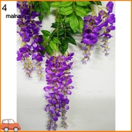 [Ma] Vine Wisteria Artificial Flowers Wedding Arch Gazebo Decoration Home Garland