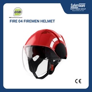 Safetyware PAB Fire 04 Firemen Helmet I High Mechanical Impact Resistant I Safety Helmet I Head Prot