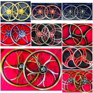 20" bicycle alloy rim bmx wheel set alloy rim complete set