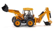 3558, JCB 4CX Backhoe Loader, 1:50, Metal/Plastic, Yellow, Multifunctional, Can be Combined Models o