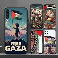 Casing Samsung M23 M40 M62 F62 M54 F54 M14 M34 A34 A15 A60 Free Palestine Phone Case