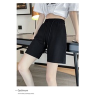 Cod Five-point Women's Shorts - Lightweight High-Waist Sporty Casual Black