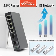 Gigabit Ethernet Switch 2.5G 10G SFP | 5 8 Port High Speed Network Splitter Managed Switch