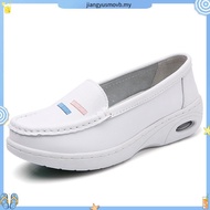 Kasut Jururawat Putih Nurse Slip Buckle Flat Shoes Nurse White Shoes