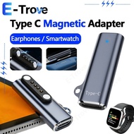 USB-C to 7.62mm 2-pin/4-pin Universal Magnetic Charger Port Smartwatch Shokz Sports Headphones Charg