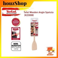 senduk kayu tefal kitchen Ingenio wooden angle spatula (K23008) kitchenware Non-stick cooking utensi