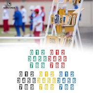 [SONONIA] Score Keeper Numbers 0-9 Scoring Board Lightweight Flip Number Cards for Tennis Ball Socce