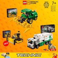 LEGO TECHNIC Heavy-Duty Bulldozer 42163 | Mack LR Electric Garbage Truck 42167 | John Deere 9700 For