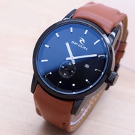 Jam Tangan Pria RIP Curl Detroit Chrono Detik Aktif Tanggal Aktif Tali Kulit