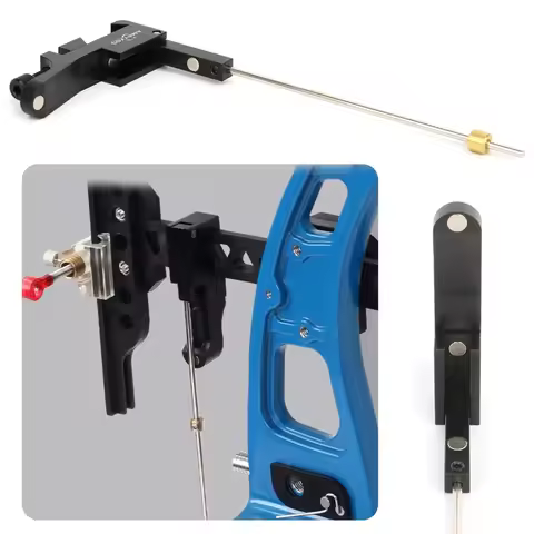 Adjustable Archery Bow Clicker on Bow Sight Magnetic Aluminium Alloy for Recurve Bow Arrows Shooting