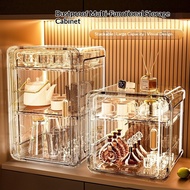 Cup Storage Cup Storage Rack Anti-dust Tea Set Cup Holder Transparent Ceramic Tea Cup Cabinet Mug St
