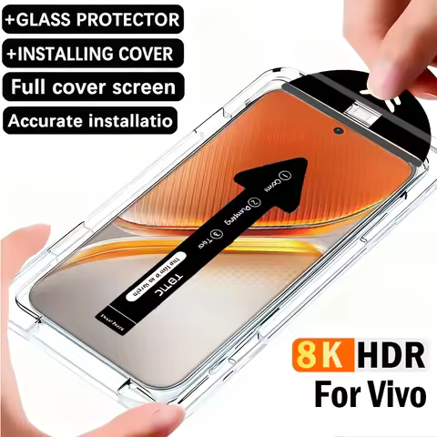 8K Dust Free Auto Installation Protective Glass for Vivo iQOO Neo 11 10 9 9S Pro+ Screen Protector f