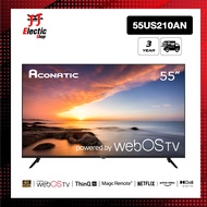 Aconatic ทีวี 55 นิ้ว LED 4K HDR WebOS TV (WEE 2.0) รุ่น 55US210AN สมาร์ททีวี ระยยปฏิบัติการ WebOS (