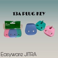 13A PLUG KEY 2 Pin Converter (1 pc / 1 pack)
