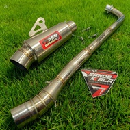 AHM Exhaust For Ex5 Srl110 Srl115fi Dream Wave110 Wave 125 Dash110 Dash125 Kriss110 Kriss125 Legend