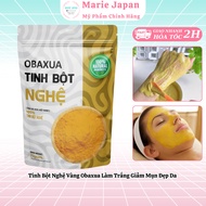 Obaxua Pure Yellow Turmeric Powder Whitening, Acne Reduction, Beautiful Skin, 75g Pack