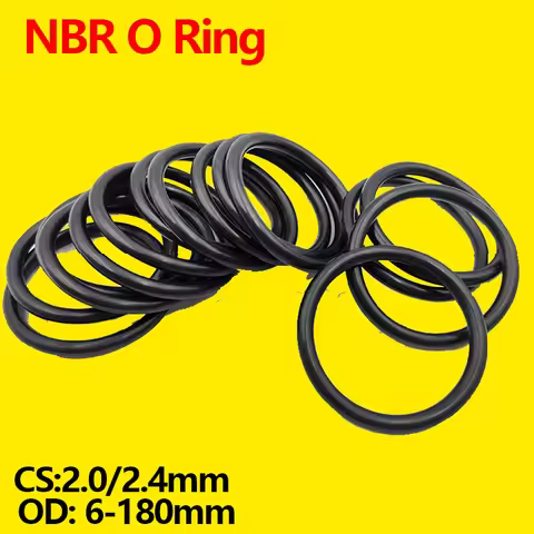 WD CS 2.0mm 2.4mm OD 6mm -180mm Nitrile Butadiene Rubber NBR Sealing Ring Repair Skeleton Oil Seal G