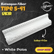 BATANGAN PIGURA TYPE S 41 PANJANG 1METER//LIS PLAVON// LIS PVC //LIS PROFIL