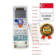 [SG FREE 🚚]Aircon Remote Control for toshiba WC-H01JE WH-H01JE WC-H01EE WH-H01EE WH-F07J WH-F08J WH-
