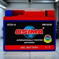 OSIMA GTZ5-S GEL Battery 12V 5AH | LC135 WAVE125 Y15 Y16 | GTZ5 YTZ4 YTZ5 YTZ5S | Motorcycle Battery