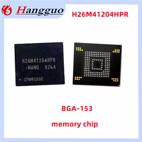 2PCS/lot Original and brand new H26M41204HPR EMMC 5.1 BGA-153 H26M41204 memory chip BGA package