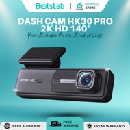 BOTSLAB Dash Cam HK30 PRO 2K HD 140° Wide Angle Night Vision Security Parking Monitor Wi-Fi G-Sensor