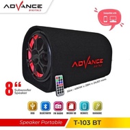 Advance Speaker Bluetooth Karaoke Bekas Box Subwoofer 8 Inch T-103Bt