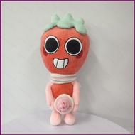 SY2 Dandy's World Sprout Seedly Plushie Game Merch Cute Strawberry Plush Doll with Cupcake YS2