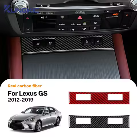 For Lexus GS GS300 GS250 GS350 GS300h GS450h Lexus 2012-2019 LHD RHD Real Soft Carbon Fiber Car Seat