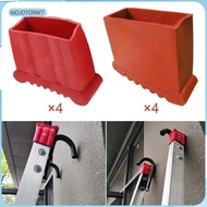 [mojotorw7] 4Pcs Ladder Non Slip Feet Mat Convenient Rubber Steep Ladder Foot Pads