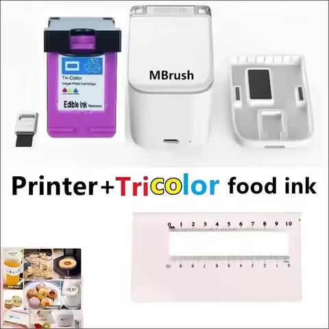 Kongten Mbrush Food Color Inkjet Printer With Position Plate Print Size 14*3000mm Custom Edit HD Pri