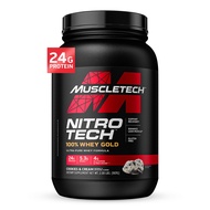 Muscletech Whey Protein Powder (Cookies & Cream, 2LB) - Nitro-Tech Whey Protein Isolate Smoothie Mix