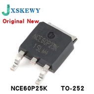 10Pcs New Original NCE60P25K TO-252-2 -60V/-25A P-channel MOS FET