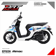 GENIO ANIME GOJO TRANSPARENT STRIPING STICKER