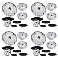 [PIA Store] Selected4X Cooker Hat Set Stove Lid Upgraded Oven Gas Hob Burner Crown Flame Cap Gas Bur