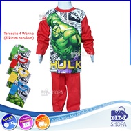 Children's Pajamas Suit hulk Long hulk Suit superhero Boy Girl Boy Cool Girl Character Toddler