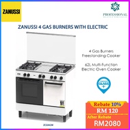 Zanussi ZCG-942W/ZCG-932W/ZCM-932X/ZCG-930W/ZCG-940W/ZCG-530W Free Standing Gas Cooker