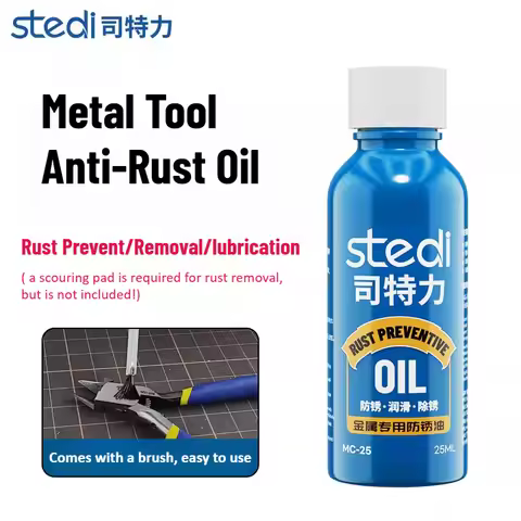 Stedi MC-25 Anti-Rust Oil 25ML for Modeler Making Tools Maintenance Lubricant Scissors/plier Metal T
