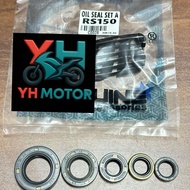 Oil Seal Set A RS150 | Set Oil Seal Engine RS150 | High Quality | Enline / Premium