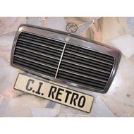 ORI W124 PRE FACELIFT OLD MODEL FRONT CHROME RADIATOR GRILL SARUNG MERCEDES BENZ