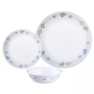 HOT🔥LANGKAWI CORELLE 12PCS LIVINGWARE ROUND DINNER SET-SECRET GARDEN