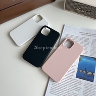 (Set6) Silicone Case No Logo Velvet Inside For i7-17 pro max White Black Meat Casing iPhone
